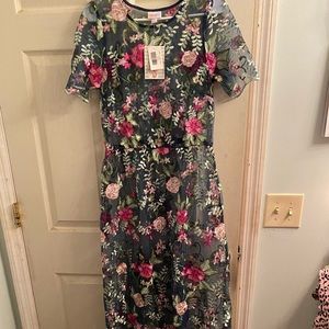 Small Floral Deanne II lularoe dress